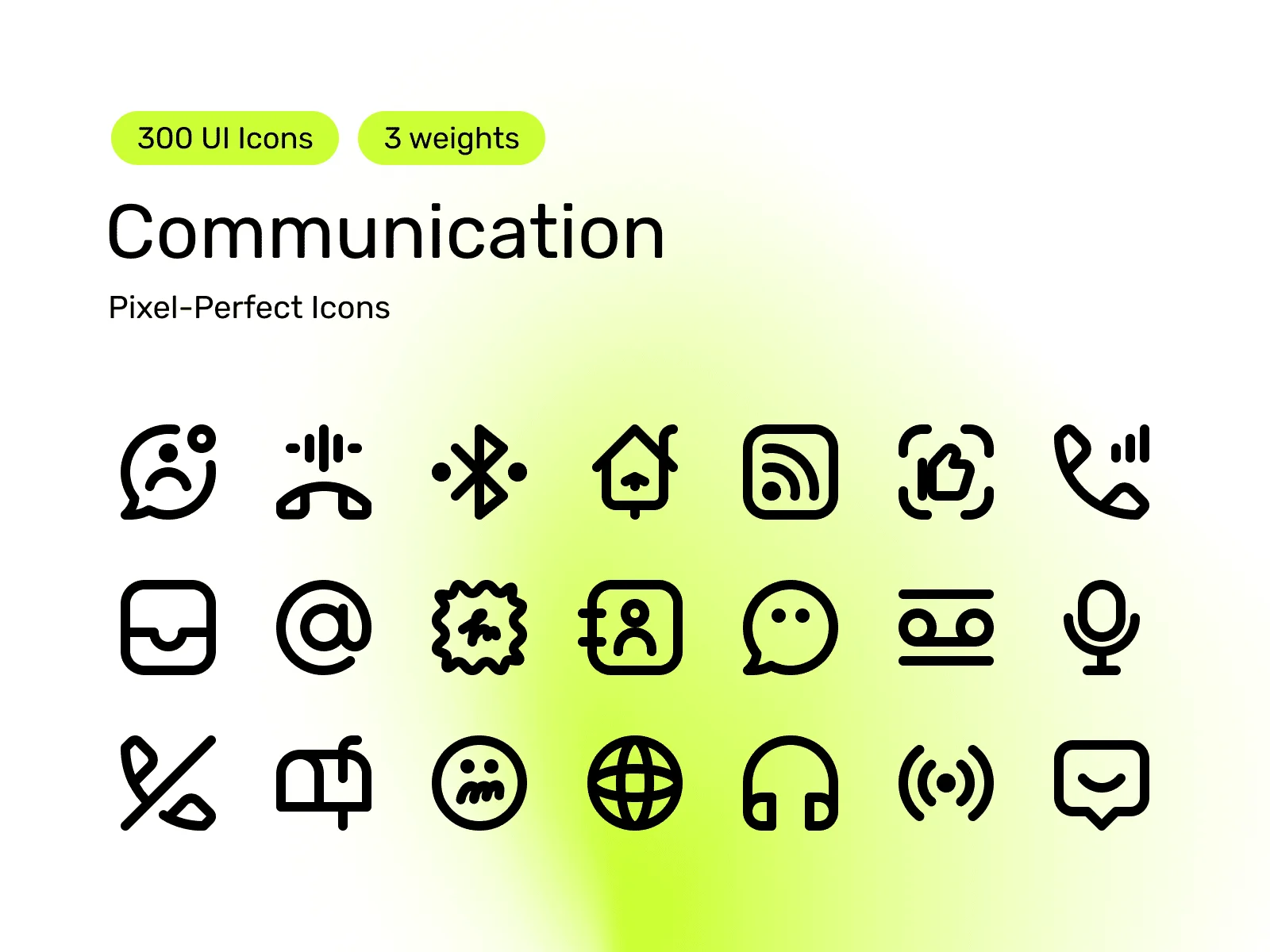 Communication Download Icons