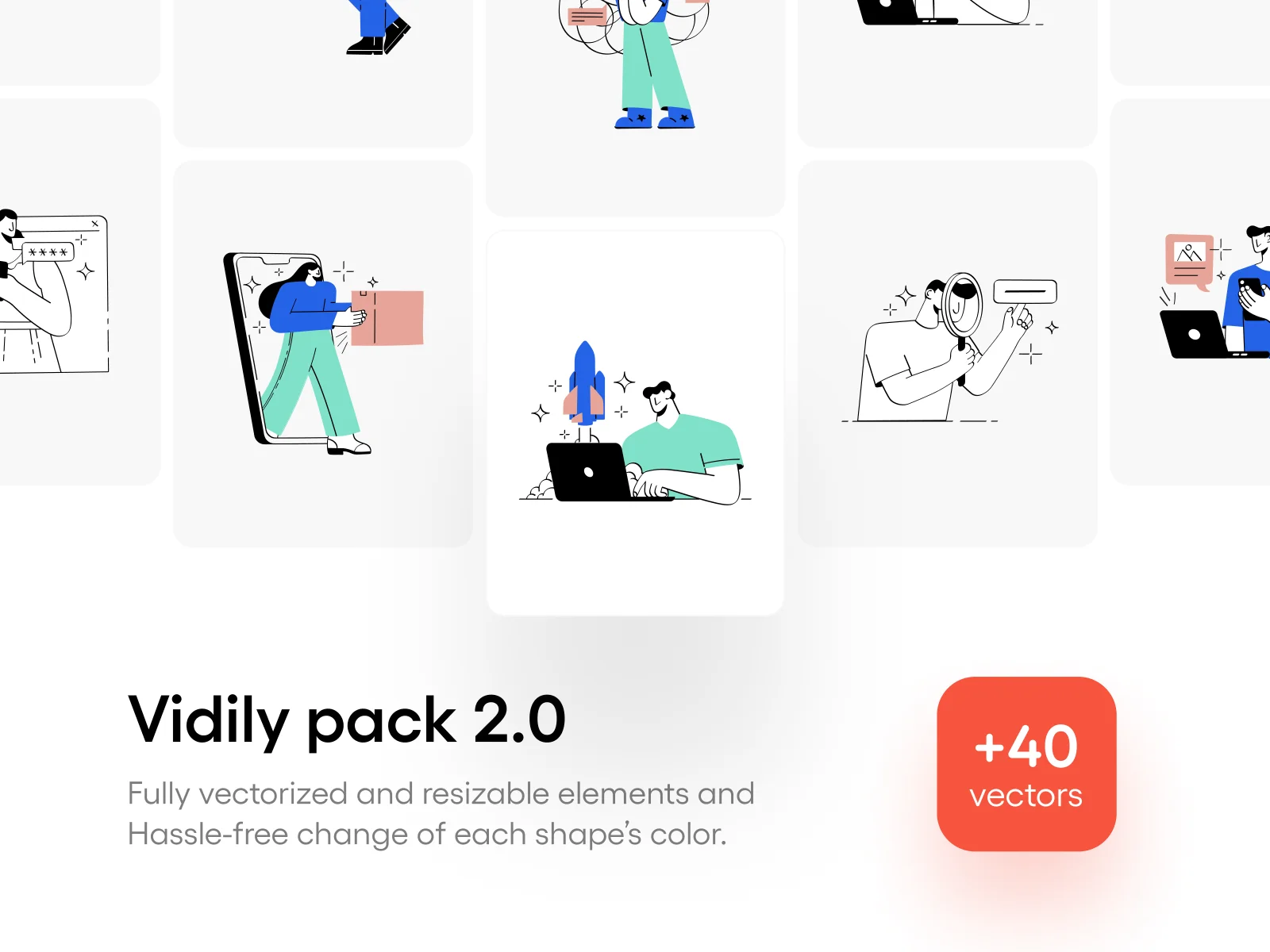 Vidily 2.0 Download Illustrations