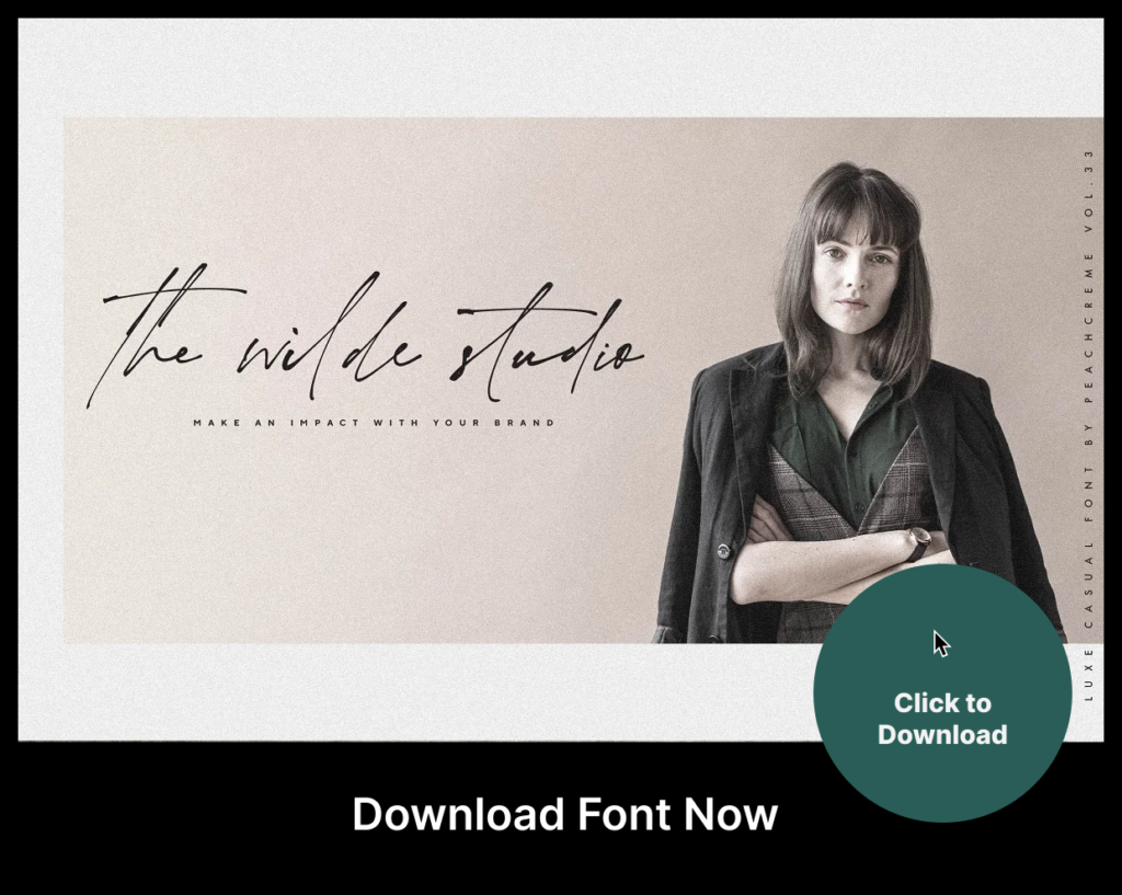 The impressionist luxe chic Download Font