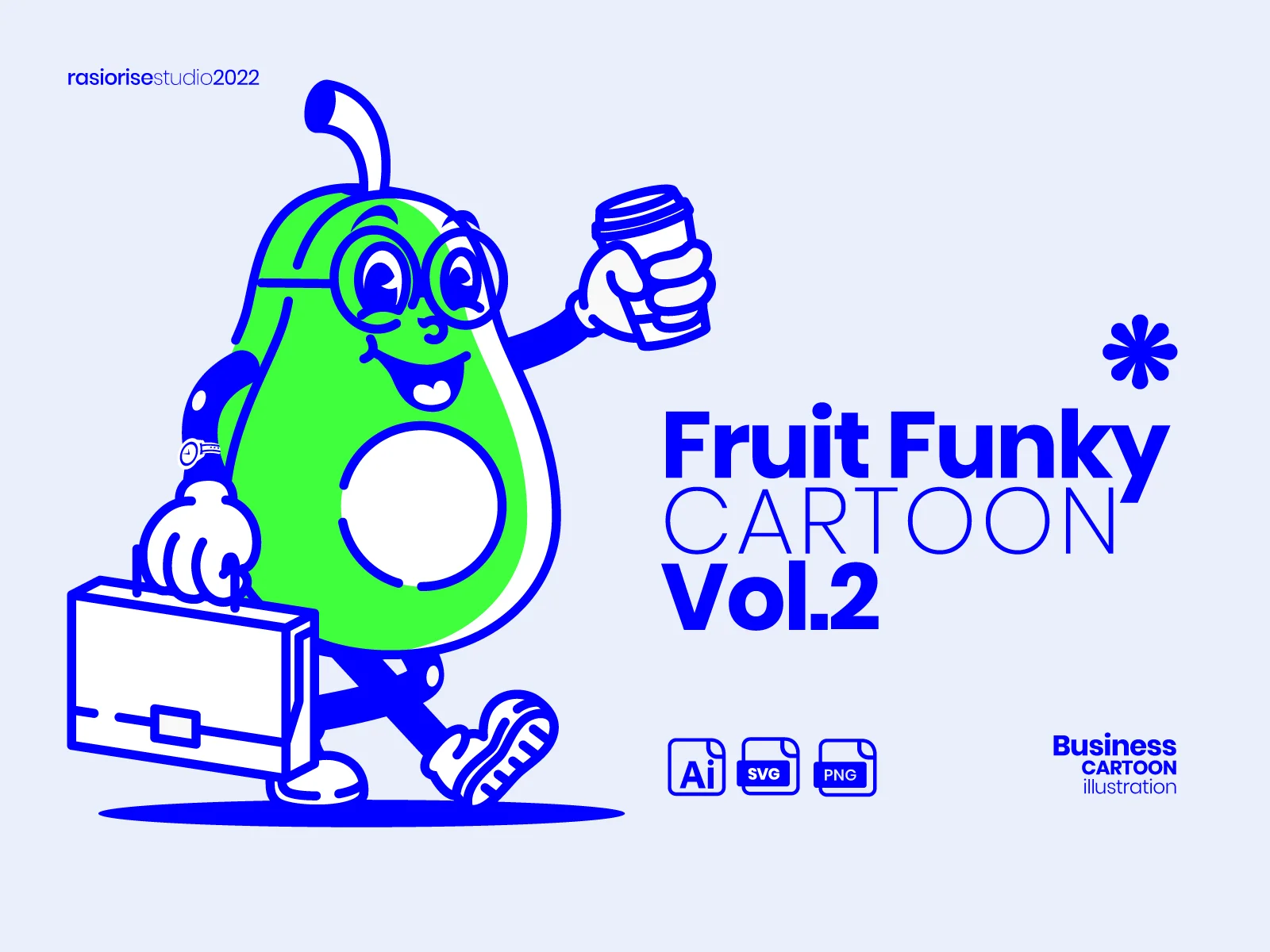 Funky Fruit Cartoon (Vol. 02) Download Illustrations