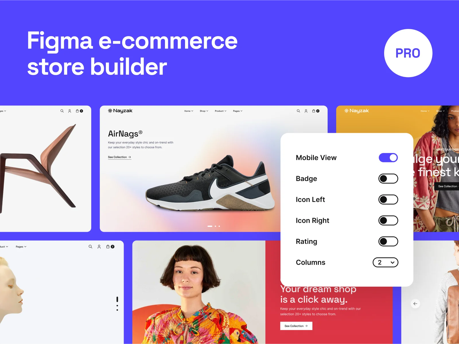 Figma E-Commerce Builder Download