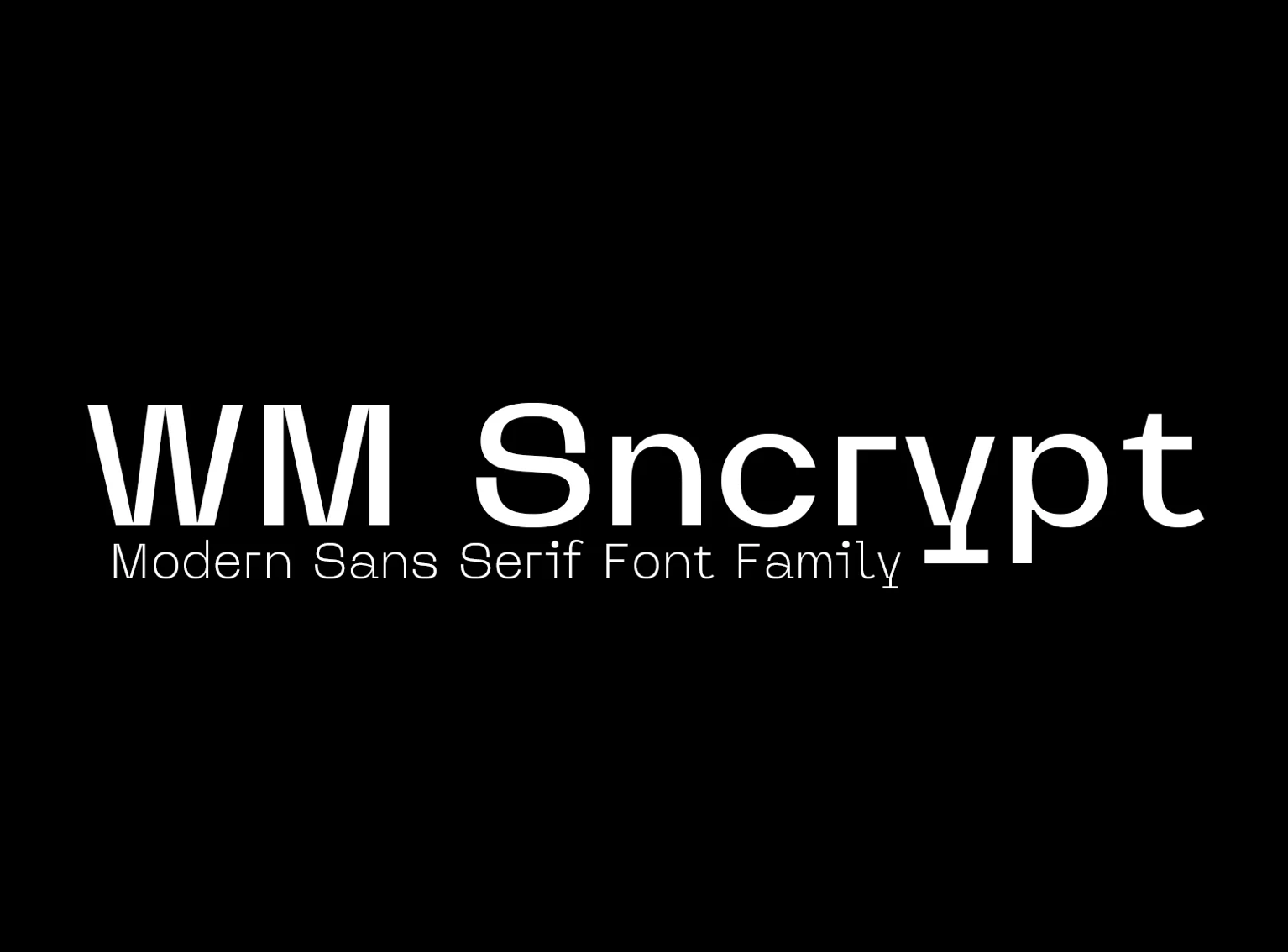 Sncrypt Download Font