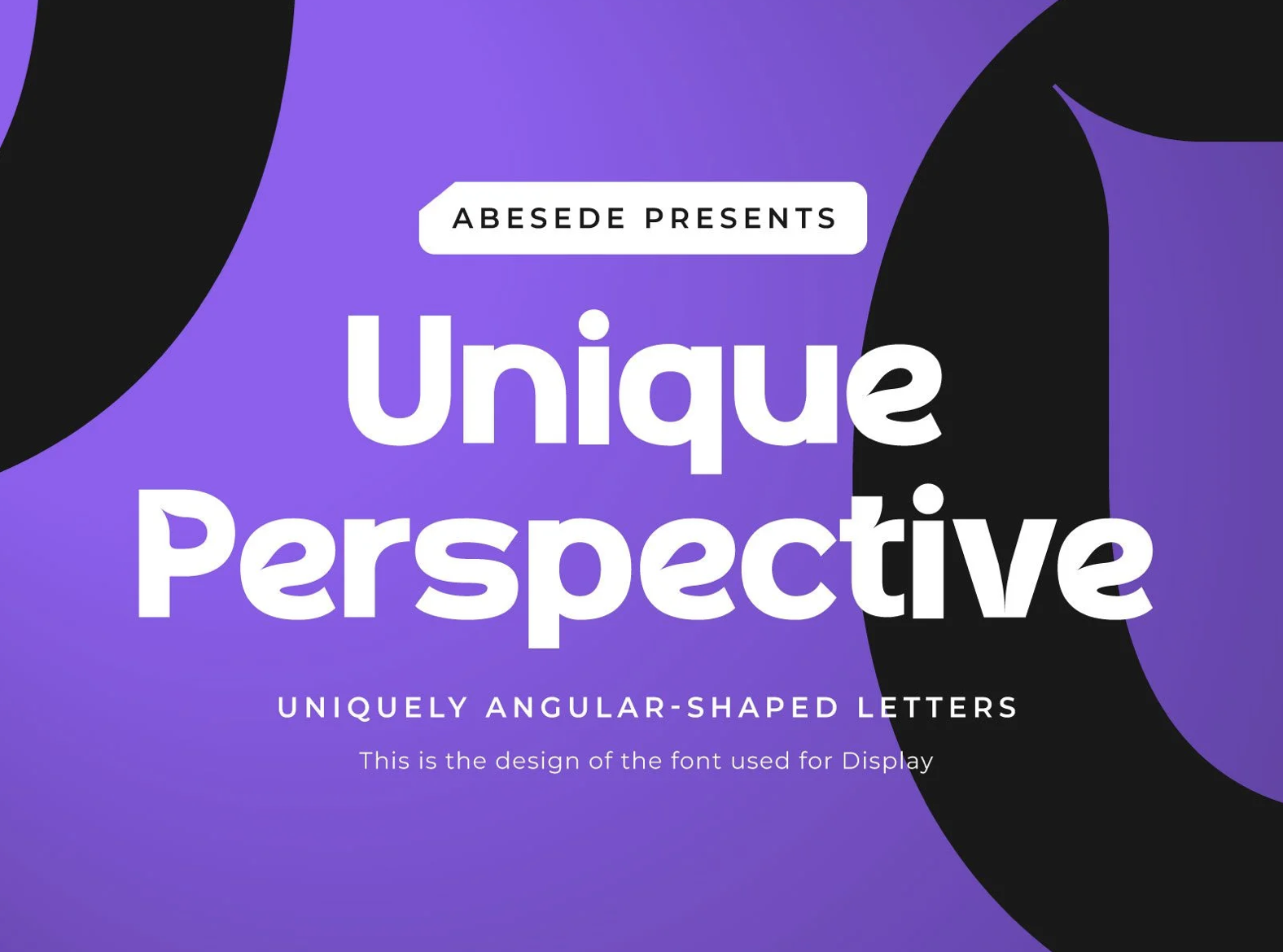 Unique Perspective Download Font