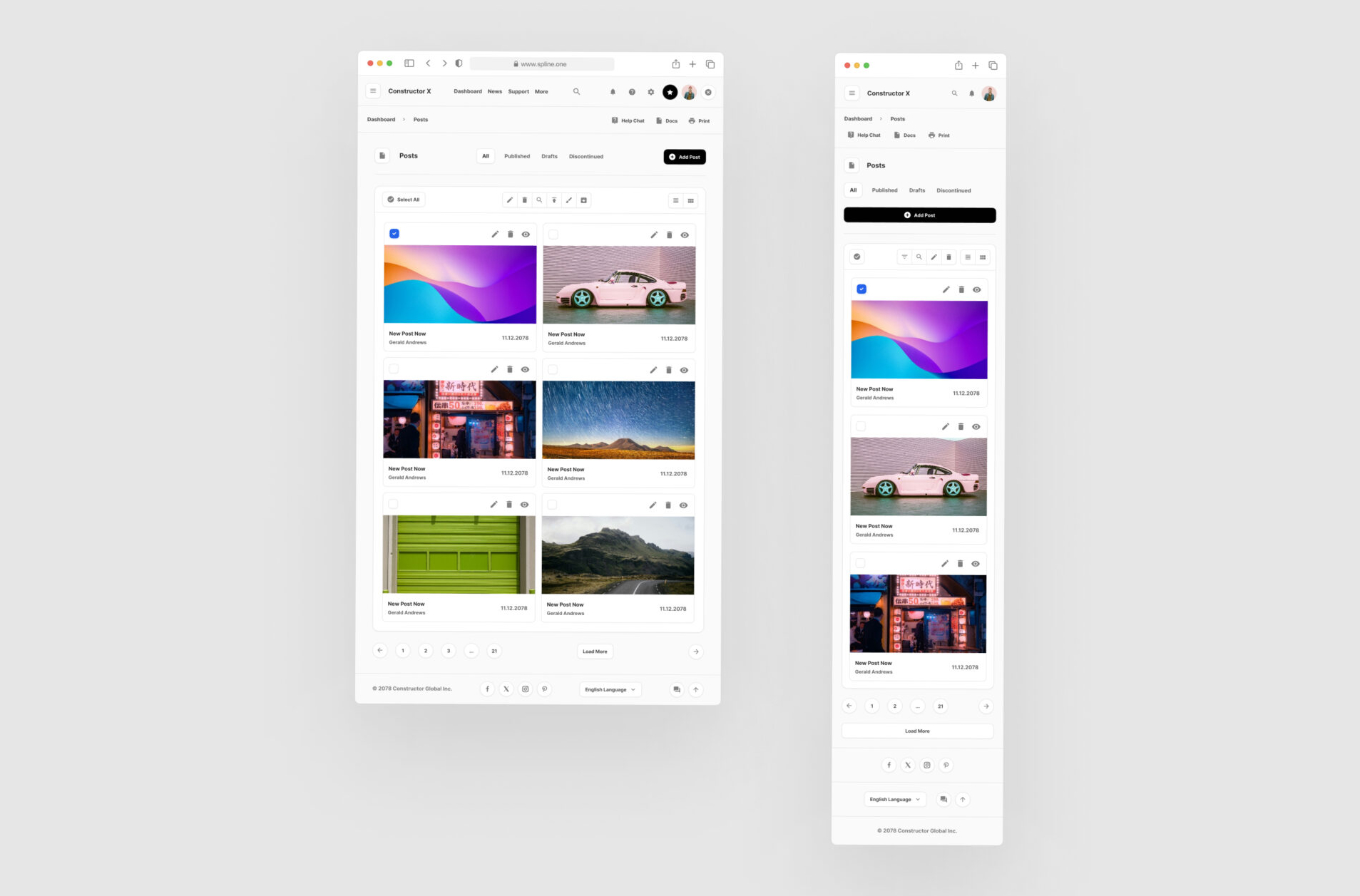 Pages Post Figma Tempalte