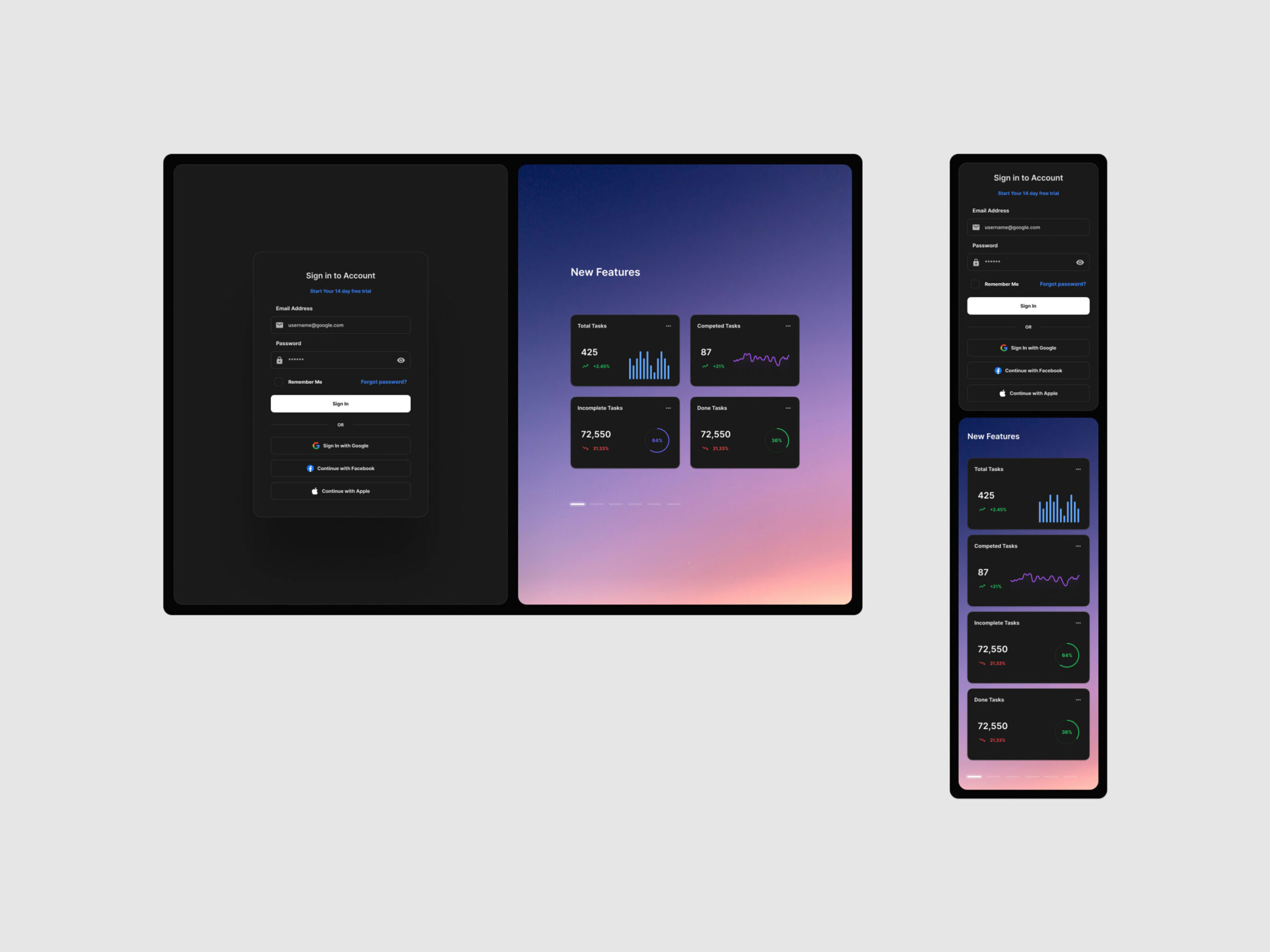 Sing UI, Sing Out Templates for Figma Free