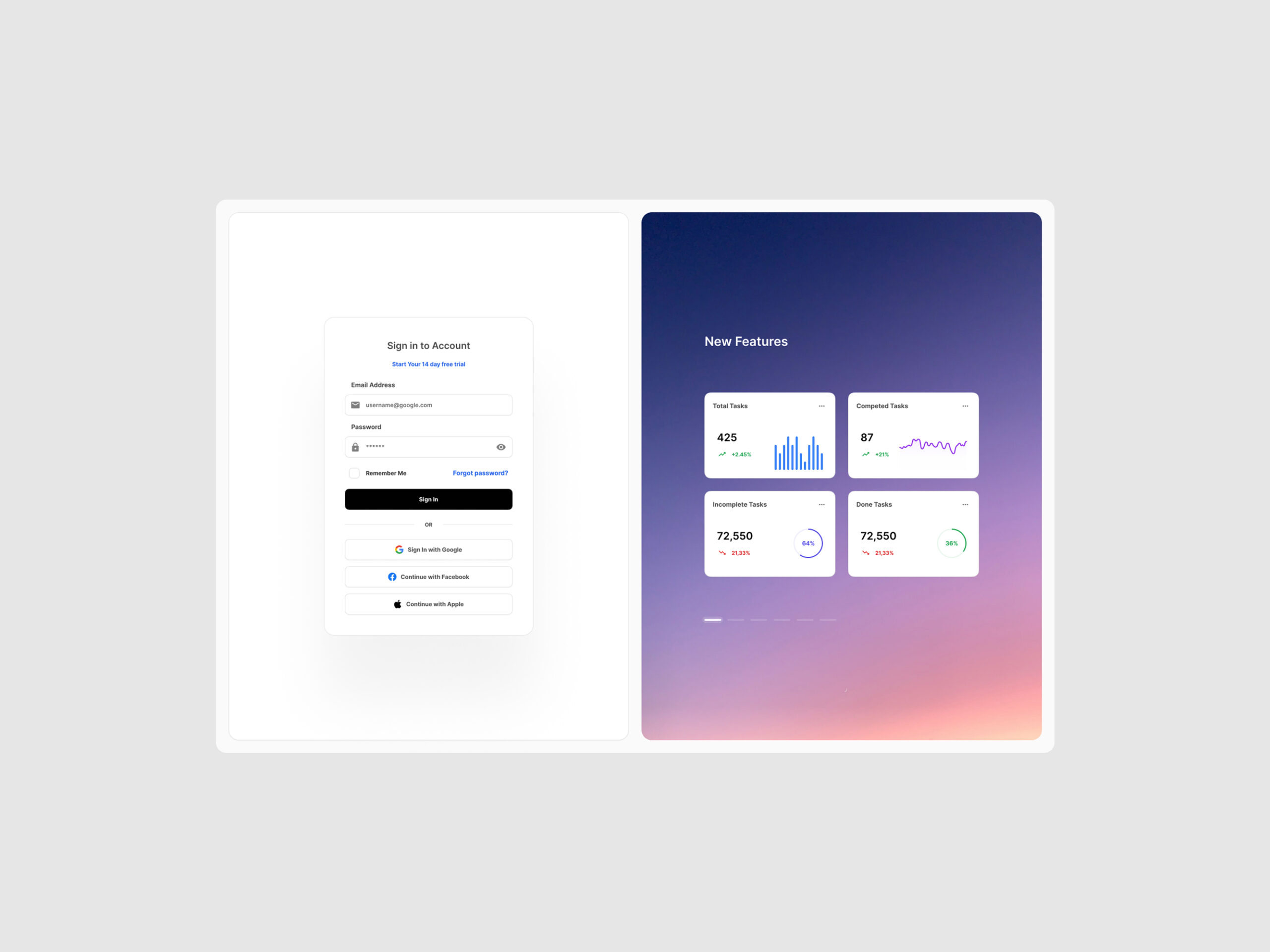 Sing UI, Sing Out Templates for Figma Free