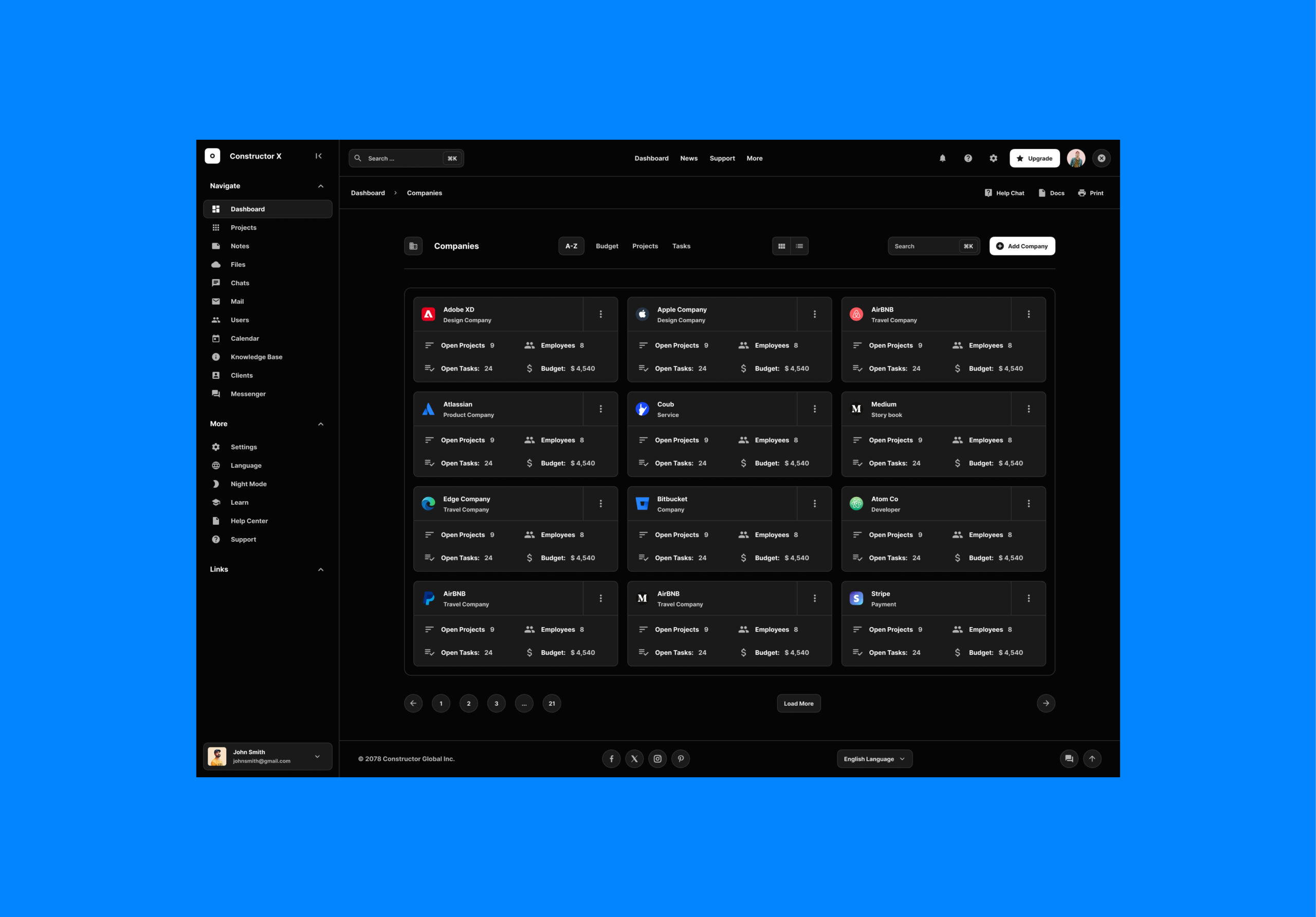 Web Dashboards Clients For Figma