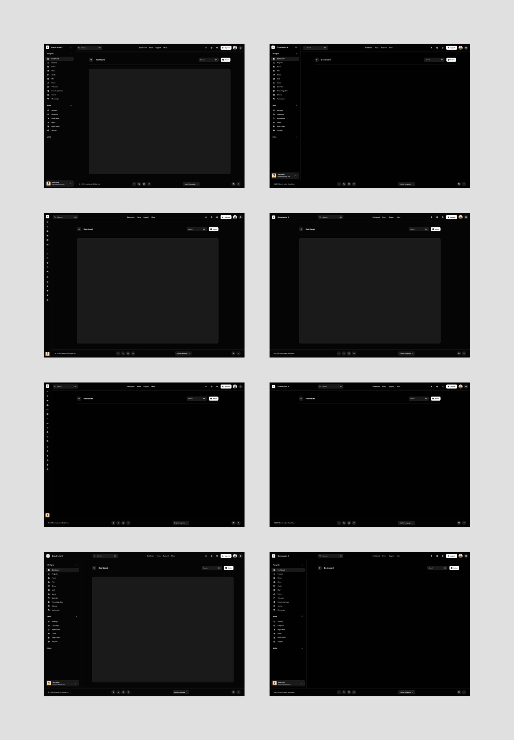 Starter Dashboards for Figma Free